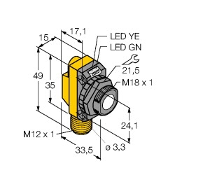 工作原理電感式角度傳感器TURCK，圖爾克技術參數(shù)